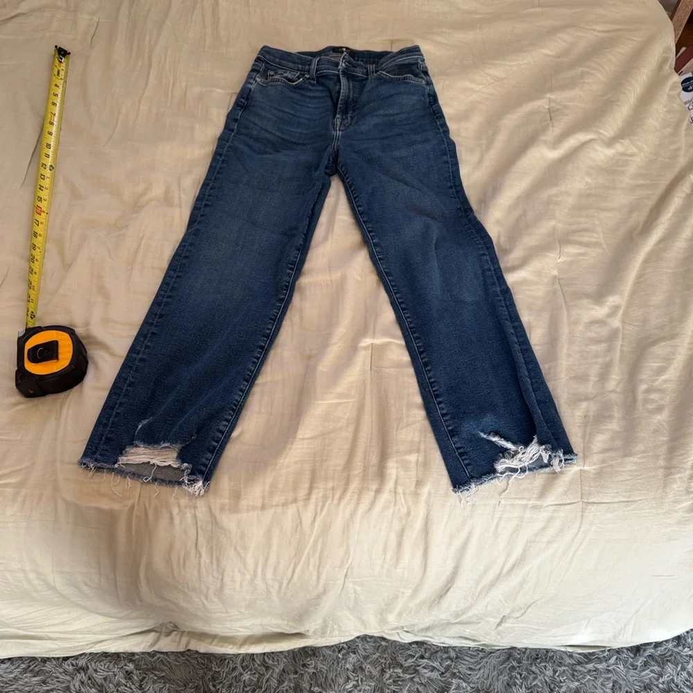 7 for all Mankind Distressed Women Jeans - cropped Alexa - Picture 7 of 12